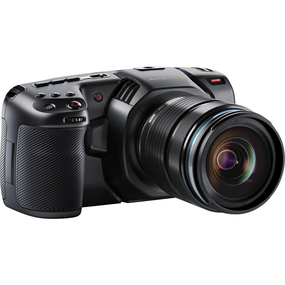 Blackmagic Design Pocket Cinema Camera 4K กล้องถ่ายภาพยนตร์ขนาดเซ็นเซอร์ 4/3 ความละเอียดสูงสุด 4096 x 2160 DCI 4K ที่ 60 fps สโลว์ 120 fps ราคา 47100 บาท