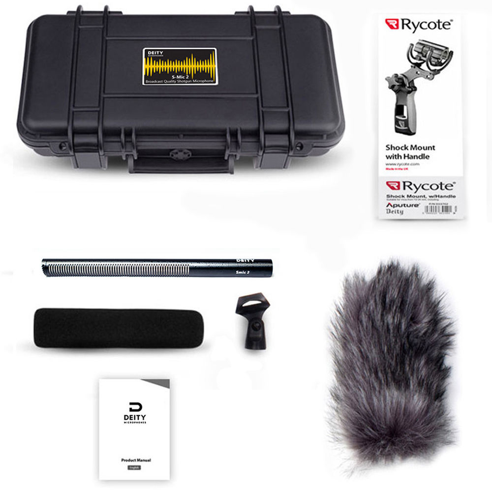 Deity S-Mic 2 Shotgun Microphone Location Kit ไมค์ช็อตกันสำหรับถ่ายภาพยนตร์ พร้อมด้ามจับ Rycote ขนแมวกันลม คลิปติดขาไมค์ ฟองน้ำกันลม เคสกันกระแทก ราคา 14500 บาท