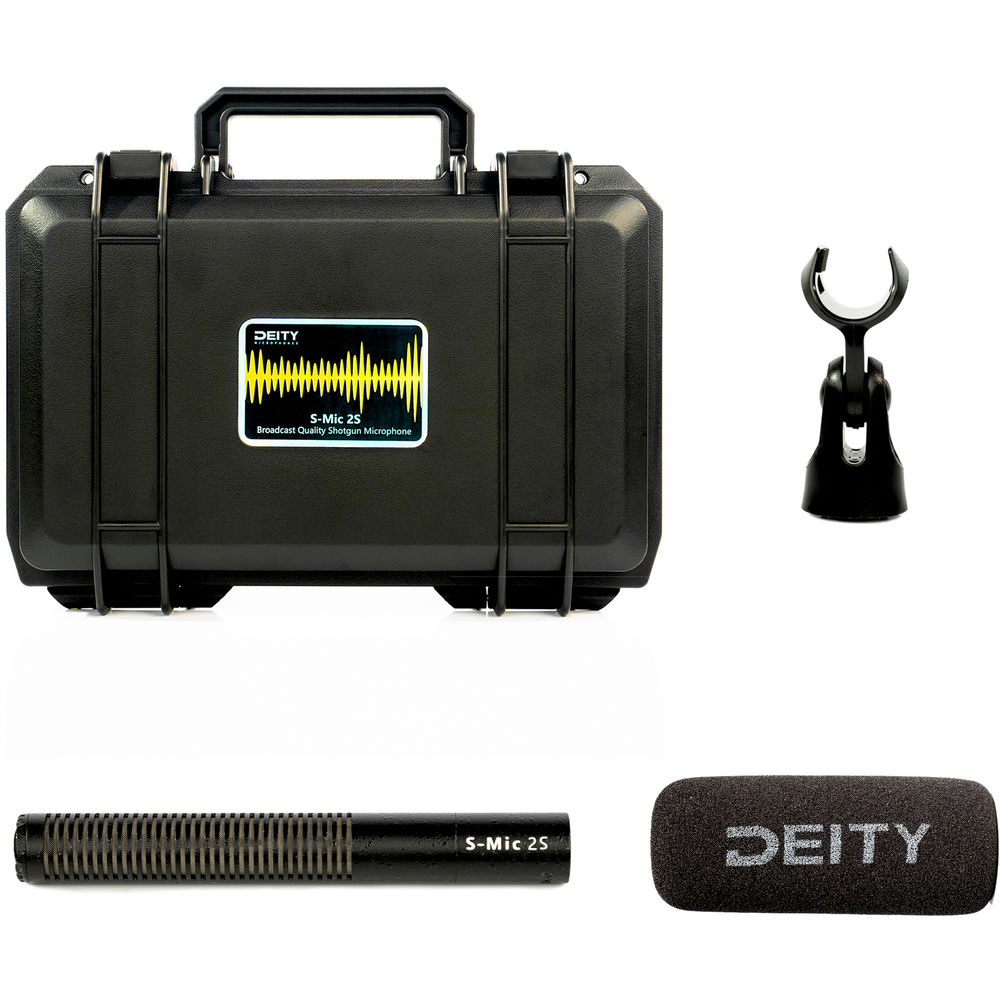 Deity S-Mic 2S Short Shotgun Microphone ไมค์ช็อตกันสำหรับถ่ายภาพยนตร์ พร้อมฟองน้ำกันลมและกล่องอย่างดี ราคา 10500 บาท