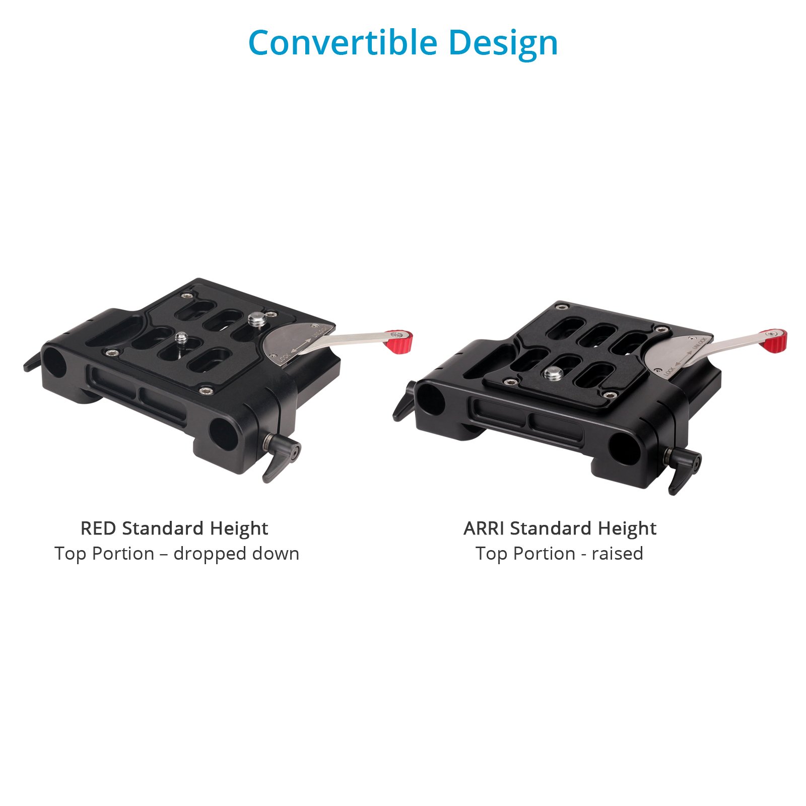 Proaim 15mm Quick Release Camera Base Plate with Dovetail (ARRI Standard) Baseplate มาตรฐาน Arri พร้อมช่องใส่ Rod 15 mm ราคา 8990 บาท