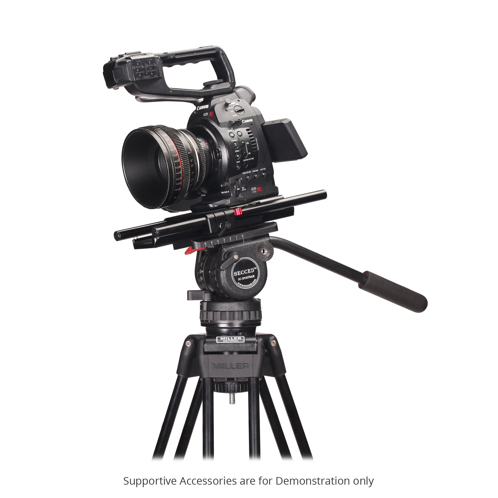 Proaim 15mm Quick Release Camera Base Plate with Dovetail (ARRI Standard) Baseplate มาตรฐาน Arri พร้อมช่องใส่ Rod 15 mm ราคา 8990 บาท