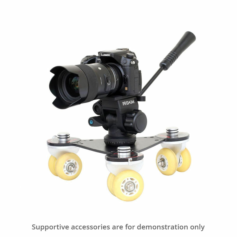 Proaim DSLR Camcorder 75mm Professional Fluid Tripod Head หัววิดีโอขนาด 75 มม. รองรับกล้องน้ำหนัก 3 กก. ราคา 490 บาท