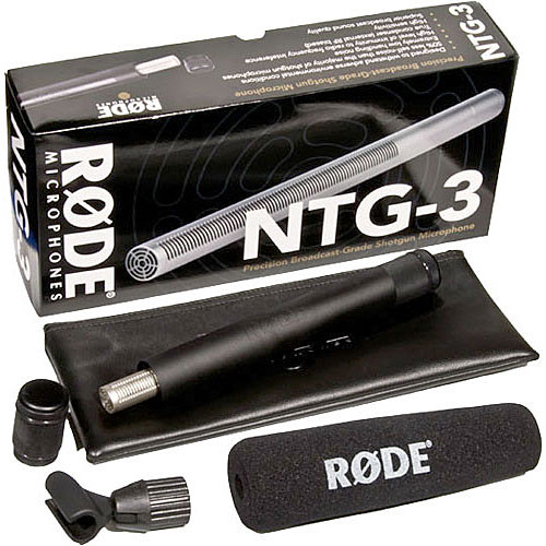 ขายไมค์ช็อตกันถ่ายหนัง Rode NTG3 RF Bias Shotgun Condenser Microphone ราคา 24990 บาท