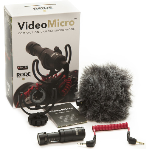 ไมค์ติดกล้อง RODE VideoMicro On-Camera Microphone สำหรับถ่ายวิดีโอ, Vlog, สัมภาษณ์ ราคา 2240 บาท