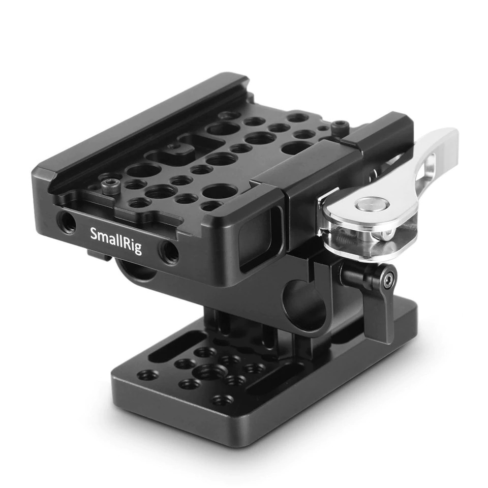 SmallRig Baseplate (Manfrotto) with 15mm Rail Support System 2039 เพลทติดชุดริกกล้องแบบ Manfrotto ใส่ Rod 15mm ราคา 4500 บาท