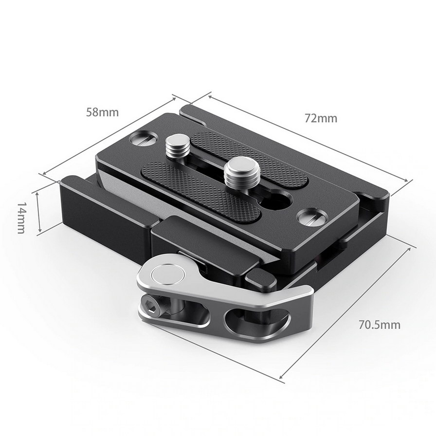 SmallRig Quick Release Clamp and Plate ( Arca-type Compatible) 2144 เพลทติดกล้องแบบปลดล็อคเร็ว รองรับเพลท Arca Swiss  ราคา 1825 บาท