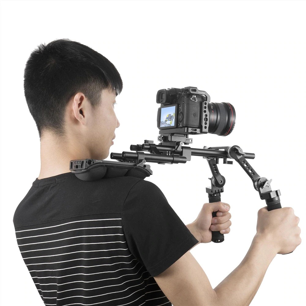 SmallRig Shoulder Pad Kit 2166 ชุดรองบ่าสำหรับชุดริกกล้องรองรับ Rod 15 mm แผ่นเมมโมรี่โฟม ราคา 4300 บาท