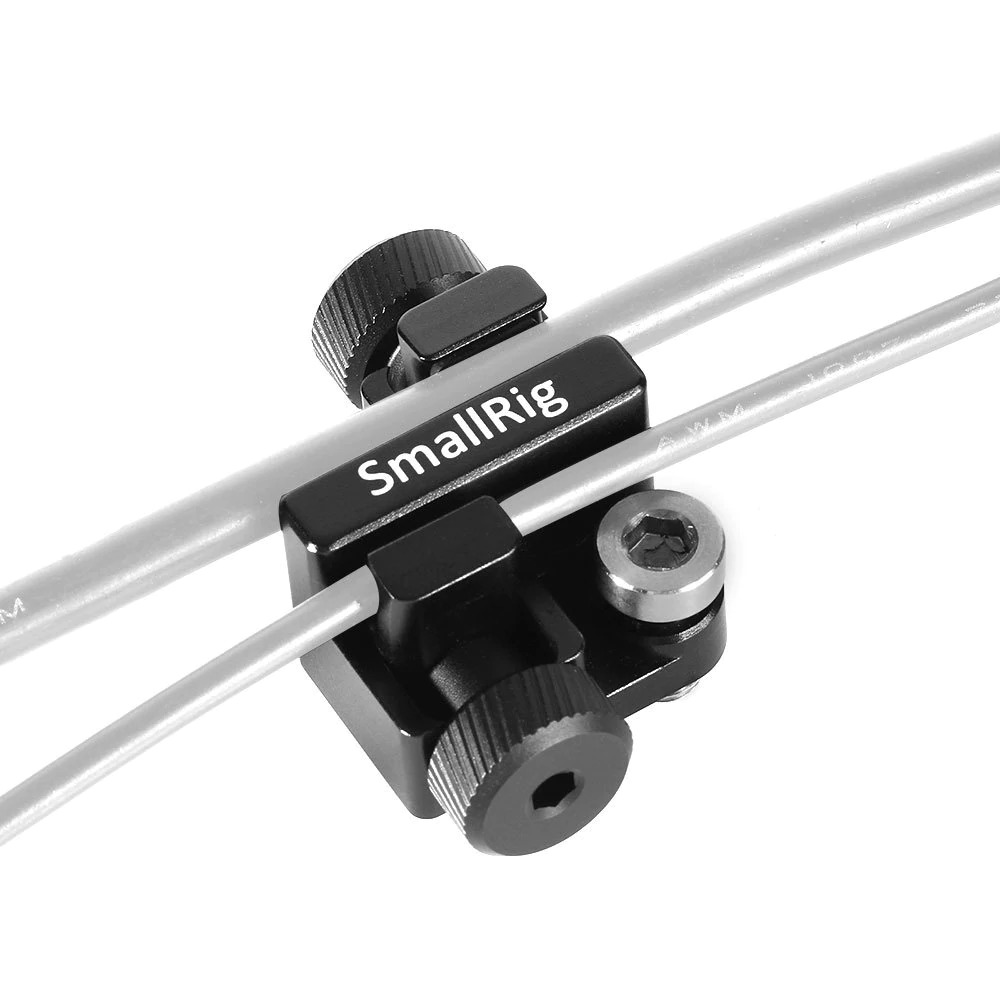 SmallRig Universal Cable Clamp 2333 ที่ล็อกสายเคเบิลแบบยูนิเวอแซล ใช้ได้กับชุดริกกล้องทุกรุ่น รองรับสายความหนา 2-7 มม. ราคา 800 บาท