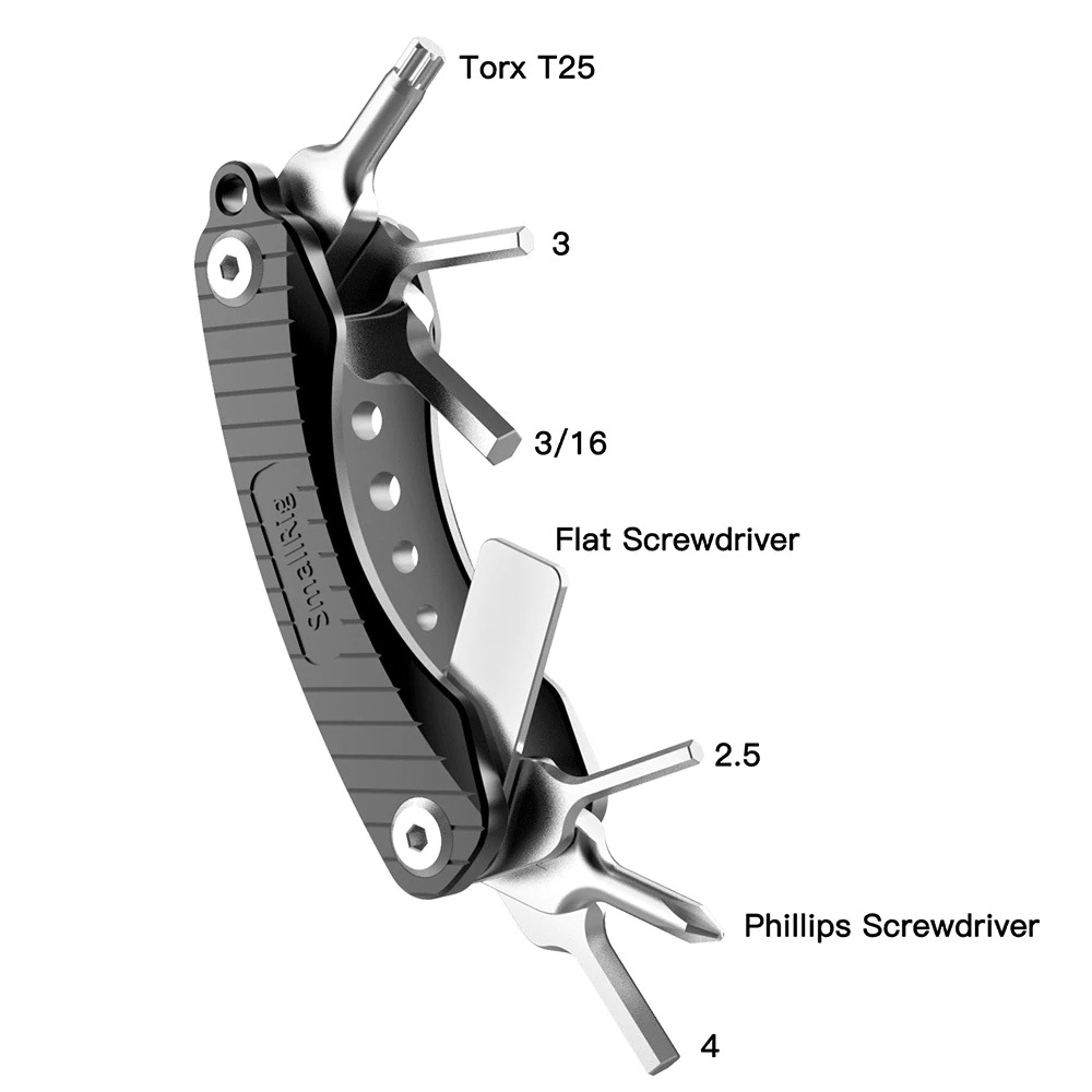 SmallRig Folding Screwdriver Kit Blade 2363 ชุดเครื่องมือสำหรับช่างภาพ มาพร้อมประแจหกเหลี่ยม ไขควงปากแบน ช่องเก็บน๊อต ราคา 950 บาท