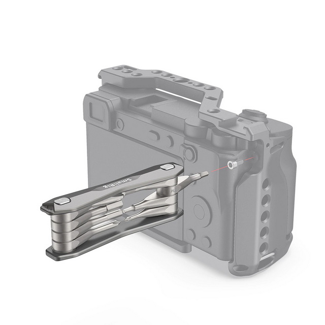 SmallRig Multi-Tool for Camera and Gimbal Accessories TS2432 ชุดไขควงสำหรับกล้องและกิมบอล ไขควงแบน, ไขควงแฉก และประแจหกเหลี่ยม ราคา 890 บาท
