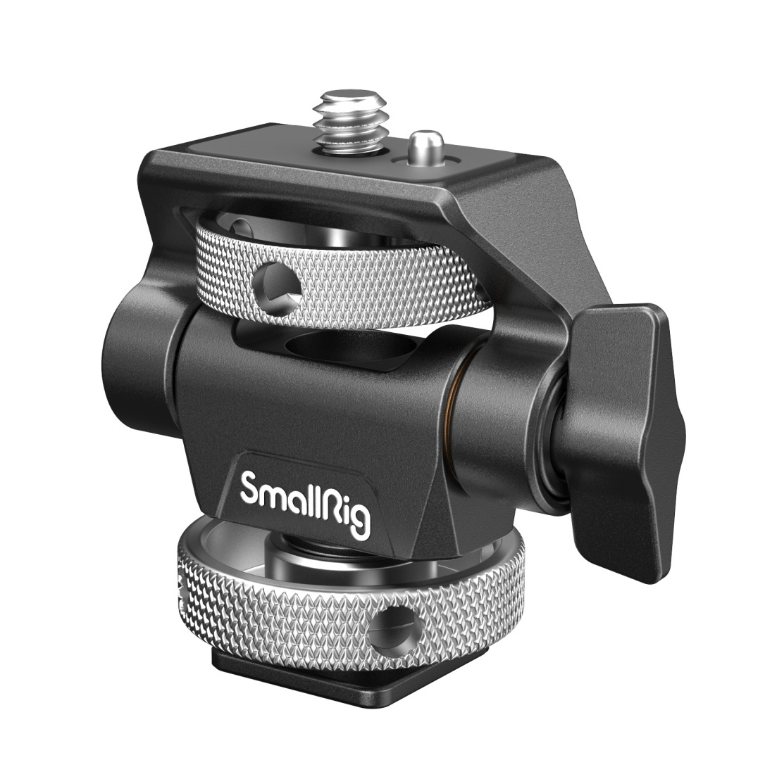 SmallRig Swivel and Tilt Adjustable Monitor Mount with Cold Shoe Mount 2905 / 2905B ที่ติดจอมอนิเตอร์เข้ากับชุดริกฮอทชูกล้อง ราคา 830 บาท
