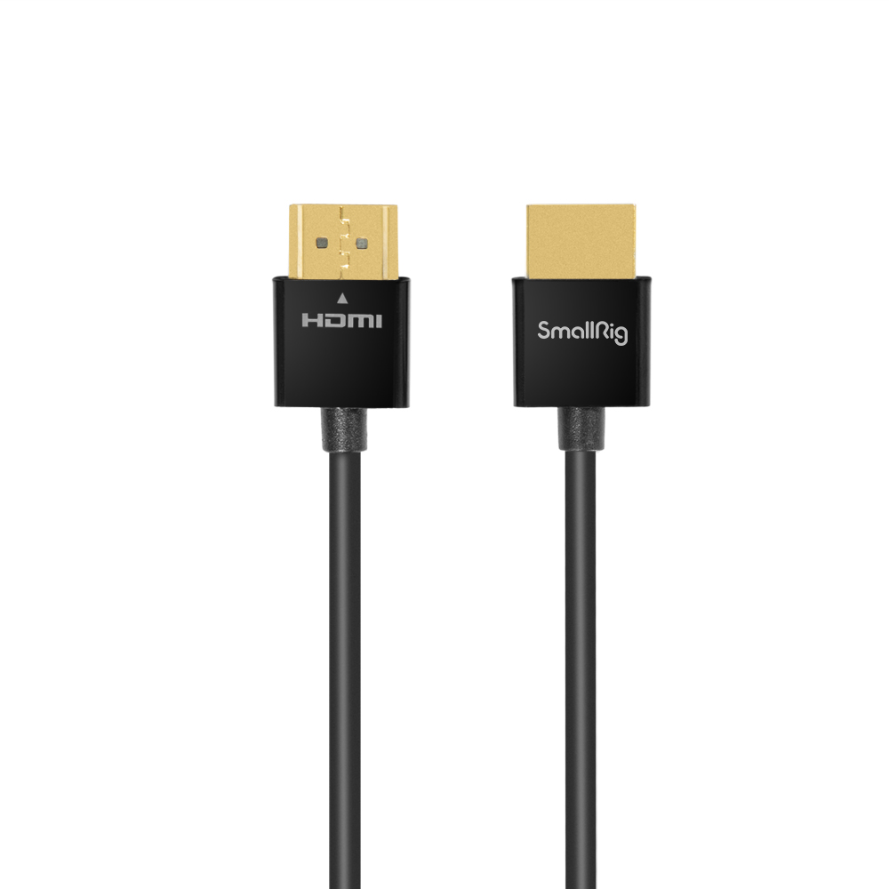 SmallRig Ultra Slim 4K HDMI cable 55cm 2957 สาย HDMI ขนาดเล็ก ความยาว 55 ซม. รองรับ HDMI 2.0 ราคา 380 บาท