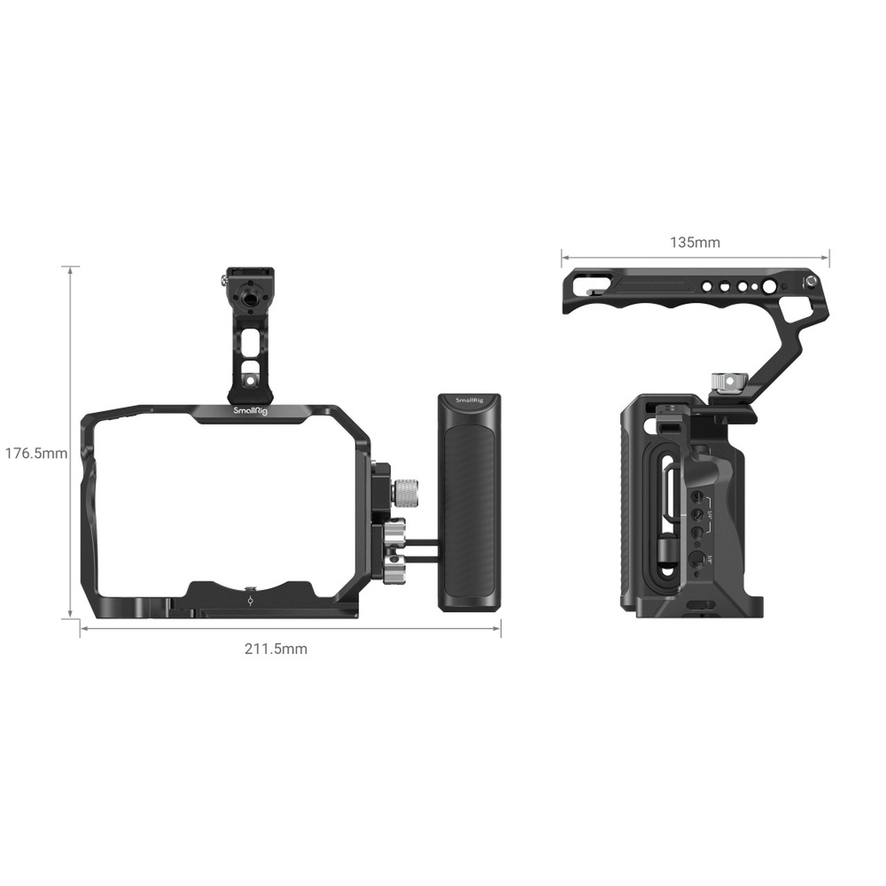 SmallRig Advanced Kit for Sony Alpha 7 IV/Alpha 7S III 3669 ชุดริกกล้อง Sony A7 IV / A7S III พร้อมด้ามจับบน,ด้านข้าง, ที่ล็อคสาย HDMI ราคา 6490 บาท