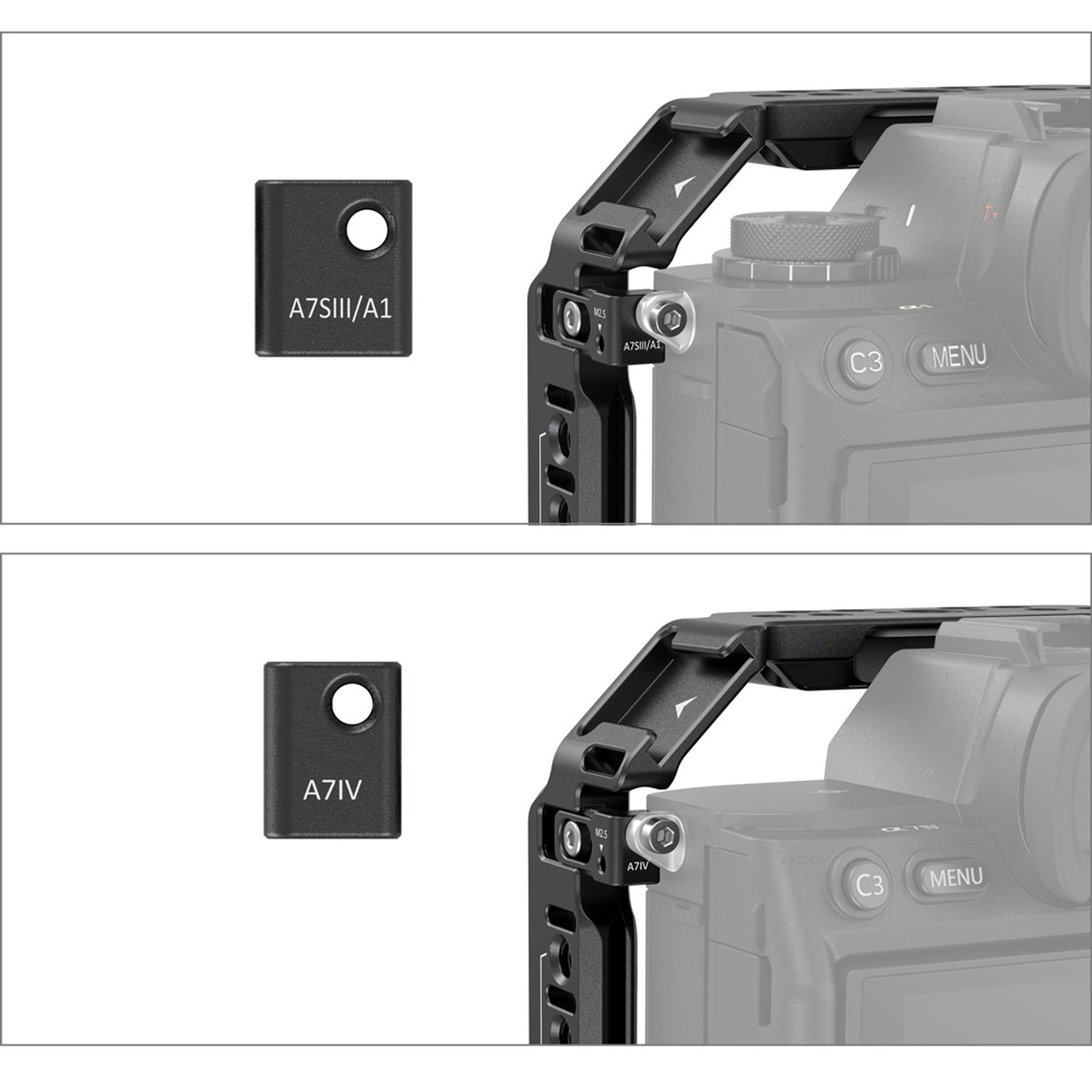 SmallRig Advanced Kit for Sony Alpha 7 IV/Alpha 7S III 3669 ชุดริกกล้อง Sony A7 IV / A7S III พร้อมด้ามจับบน,ด้านข้าง, ที่ล็อคสาย HDMI ราคา 6490 บาท