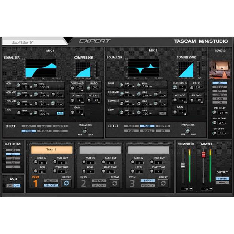 Tascam MiNiSTUDIO Creator US-42 Podcast Studio ออดิโออินเทอร์เฟสสำหรับงาน Podcast, Streaming, Facebook Live ราคา 5990 บาท