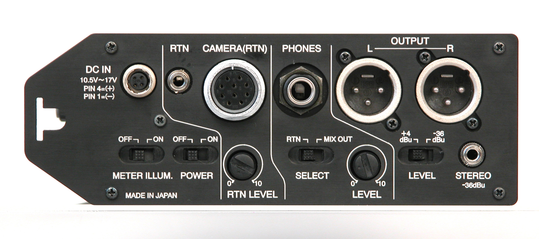 Azden FMX-42a 4-Channel Microphone Field Mixer มิกเซอร์ภาคสนามสำหรับงานระดับมืออาชีพ  4 อินพุท Phantom Power ราคา 21900 บาท