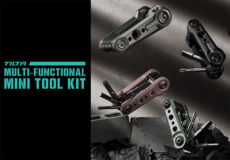 Tilta Multi-Functional Mini Tool Kit ชุดไขควงสำหรับอุปกรณ์กล้อง ประกอบด้วยไขควง 6 แบบ วัสดุอลูมิเนียมอัลลอยด์ น้ำหนักเบา แข็งแรงทนทาน ราคา 1250 บาท