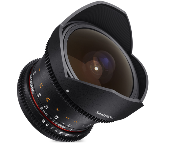 ขายเลนส์ Cinema Samyang 8mm T3.8 UMC Fish-Eye CS II Lens ราคา 13900 บาท