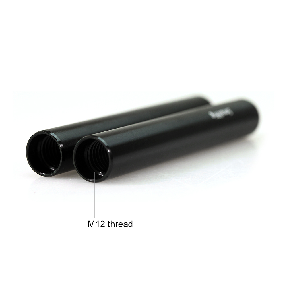 ขาย SmallRig 1049 2pcs 15mm Black Aluminum Rods 10cm ท่ออลูมิเนียมดำ 15 มม. ยาว 10 ซม.เกลียว M12 คู่ละ 600 บาท
