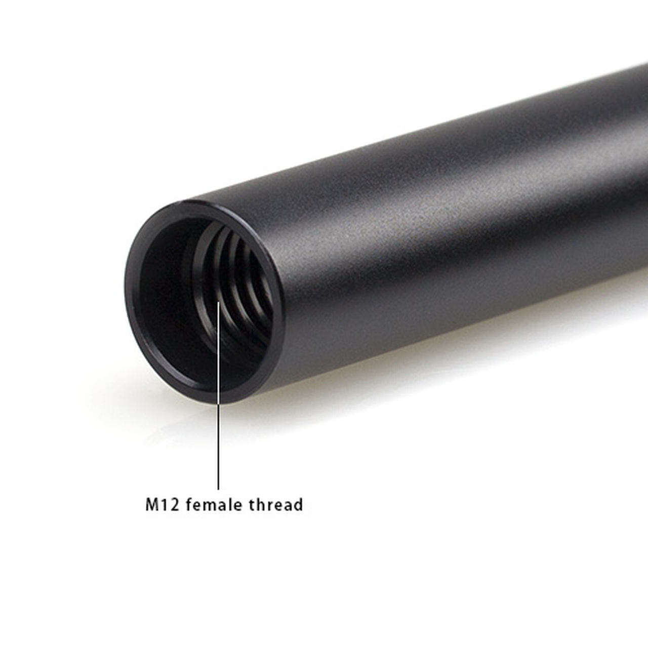 SmallRig 2pcs 15mm Black Aluminum Alloy Rod(M12-15cm) 6inch 1050 ท่ออลูมิเนียม 15 มม.ยาว 15 ซม. สำหรับชุดริกกล้อง ราคาคู่ละ 500 บาท