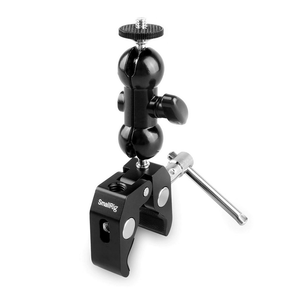 SmallRig Multi-function Super Clamp with Double Ball Heads & 1/4