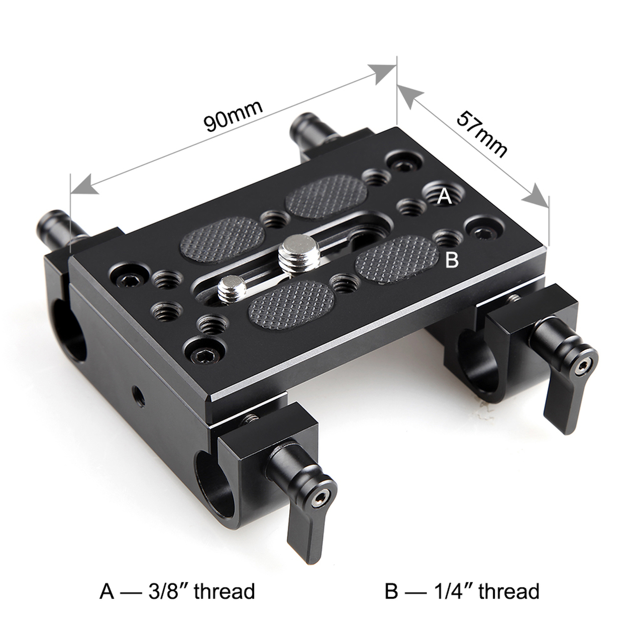 SmallRig Mounting Plate with 15mm Rod Clamps 1775 ที่ยึดท่อ 15 มม. พร้อมเพลท ราคา 1450 บาท