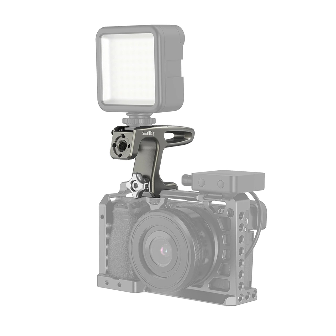 SmallRig Mini Top Handle for Light-weight Cameras (NATO Clamp) HTN2758  ด้ามจับบนชุดริก สำหรับกล้อง DSLR, Mirrorless หรือกล้องขนาดเล็ก ติดกับราง NATO พร้อมฮอทชู ราคา 1400 บาท
