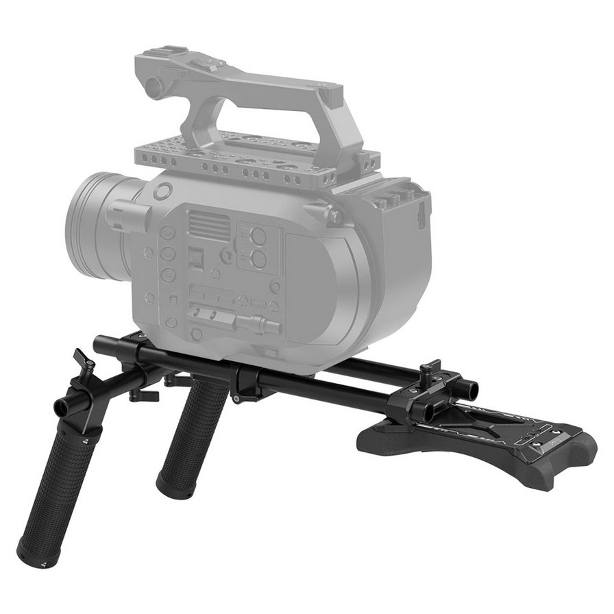 SmallRig Basic Shoulder Kit 2896 ชุดริกกล้องวิดีโอ พร้อมแผ่นรองบ่า ด้ามจับ ช่วยให้การถือถ่ายสะดวกสบายยิ่งขึ้น รูน๊อตขนาด 1/4