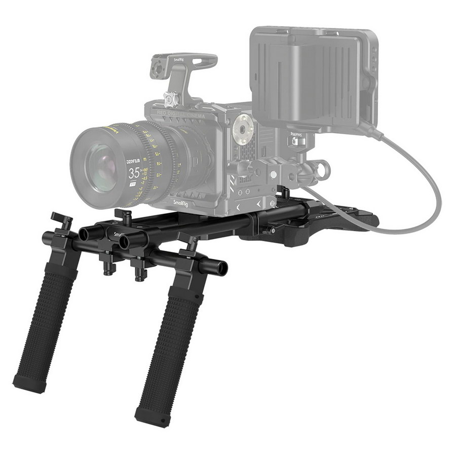 SmallRig Basic Shoulder Kit 2896 ชุดริกกล้องวิดีโอ พร้อมแผ่นรองบ่า ด้ามจับ ช่วยให้การถือถ่ายสะดวกสบายยิ่งขึ้น รูน๊อตขนาด 1/4