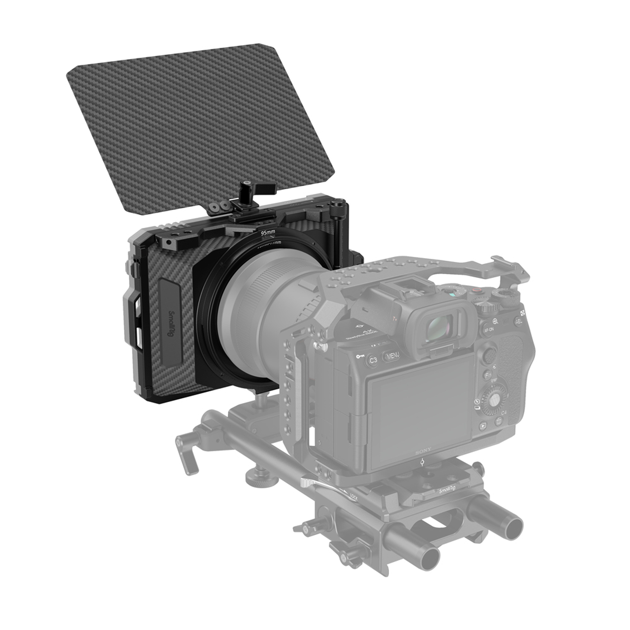 SmallRig Mini Matte Box 3196 แมทบ็อกซ์บังแสงหน้าเลนส์กล้อง ชุดริก ฟิลเตอร์ 4x5.65 ราคา 3190 บาท