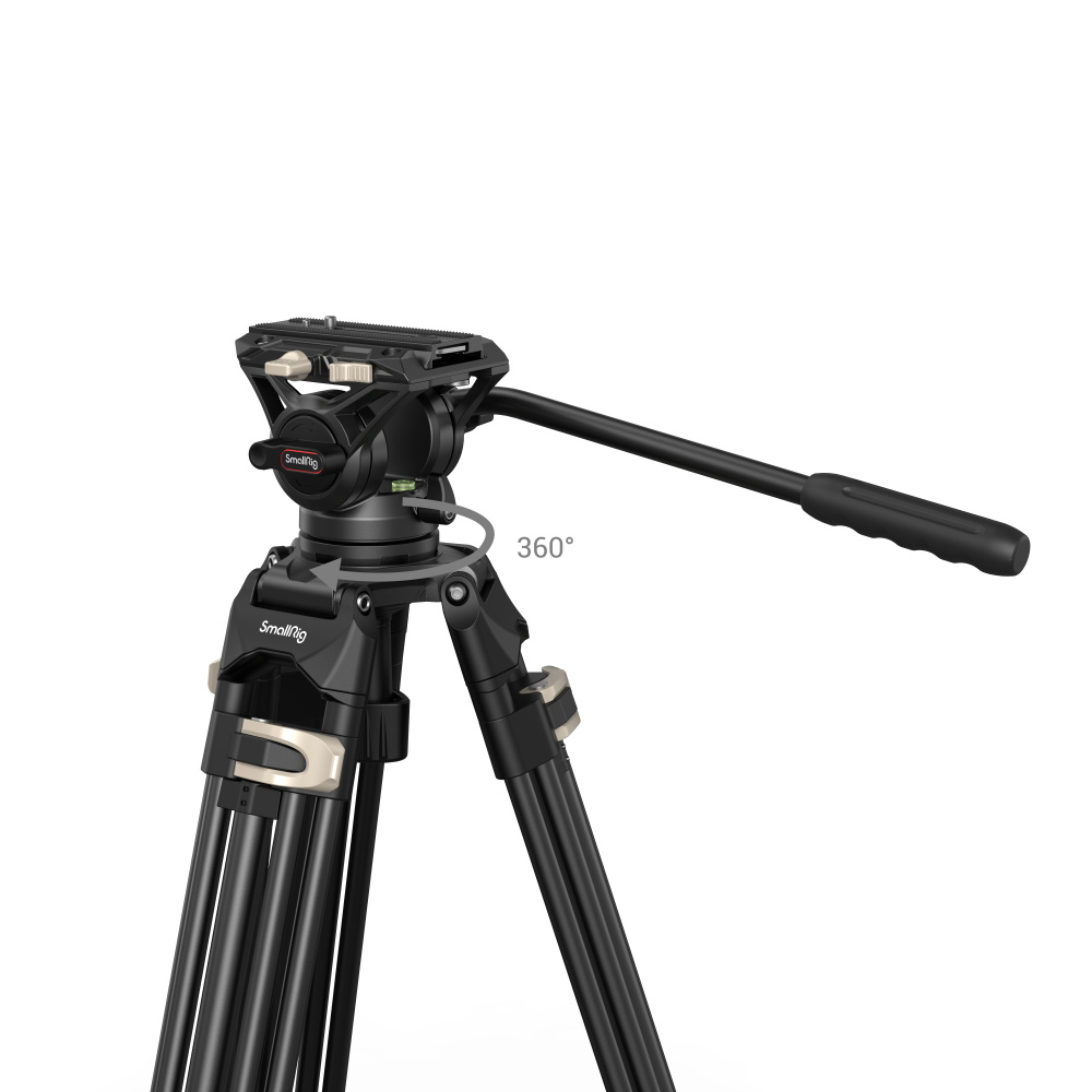 SmallRig Heavy-Duty Fluid Head Tripod AD-01 3751 ขาตั้งกล้องวิดีโอหัวน้ำมัน รองรับเพลท Manfrotto และ DJI RS2 ราคา 6090 บาท