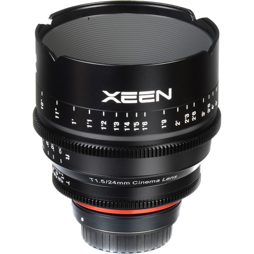 Xeen 24mm T1.5 Cinema Lens เลนส์ถ่ายหนังคุณภาพสูง ทางยาวโฟกัส 24 mm รูรับแสงกว้างสุด T1.5 ราคา 59000 บาท