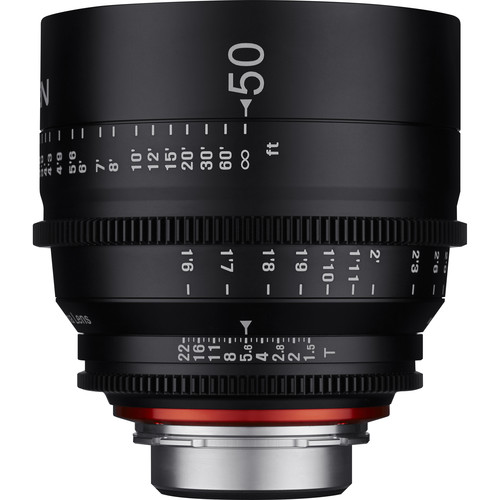 Xeen 50mm T1.5 Cinema Lens เลนส์ถ่ายหนังคุณภาพสูง ทางยาวโฟกัส 50 mm รูรับแสงกว้างสุด T1.5 ราคา 59000 บาท