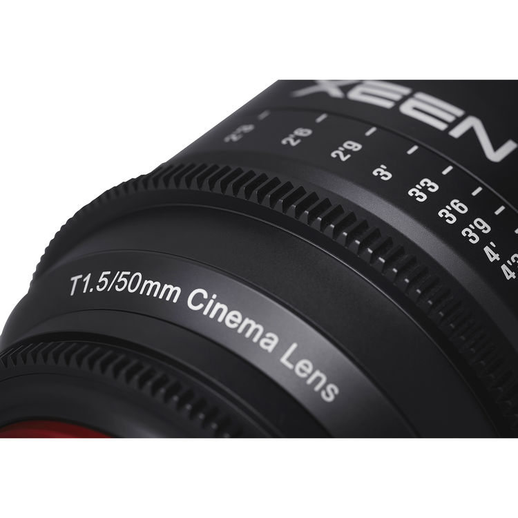 Xeen 50mm T1.5 Cinema Lens เลนส์ถ่ายหนังคุณภาพสูง ทางยาวโฟกัส 50 mm รูรับแสงกว้างสุด T1.5 ราคา 59000 บาท