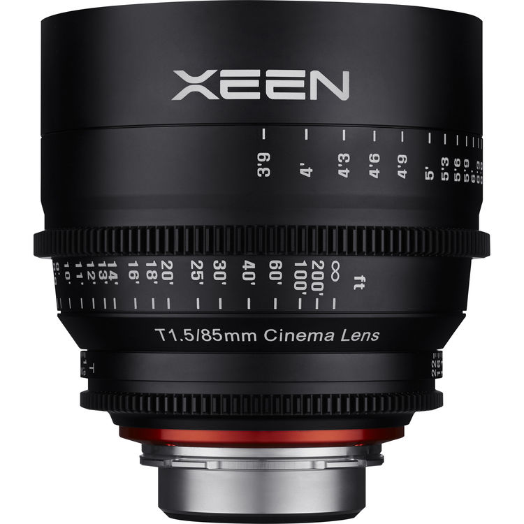 Xeen 85mm T1.5 Cinema Lens เลนส์ถ่ายหนังคุณภาพสูง ทางยาวโฟกัส 85 mm รูรับแสงกว้างสุด T1.5 ราคา 59000 บาท