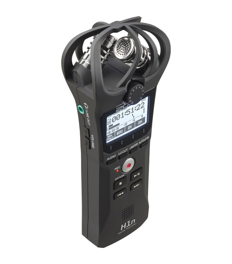 Zoom H1n Handy Recorder เครื่องบันทึกเสียงภาคสนามขนาดพกพา บันทึก wav, mp3 ลง microSD ราคา 4200 บาท
